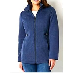 Liz Claiborne Women's Jacket Blue Size 3X New With Tags Org Price $180